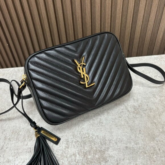 Yves Saint Laurent Lou Camera Bag BLACK - Picture 2 of 9
